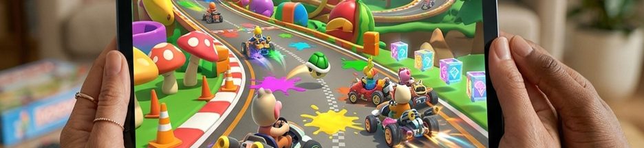 Gameplay d’un jeu de course de karting