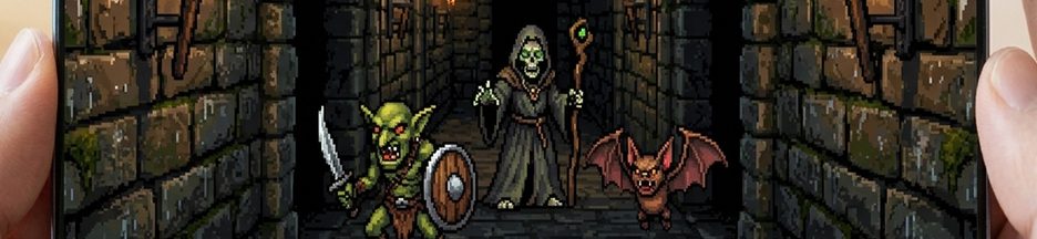 Un jeu roguelite pixel-art comme Vampire Survivors