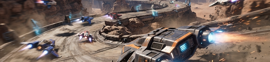 Gameplay d’un jeu de course spatial comme Star Wars : Galactic Racer