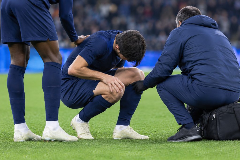 Illustration joueur du PSG blessé lors d’un match