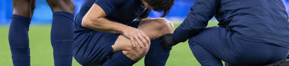 Illustration joueur du PSG blessé lors d’un match