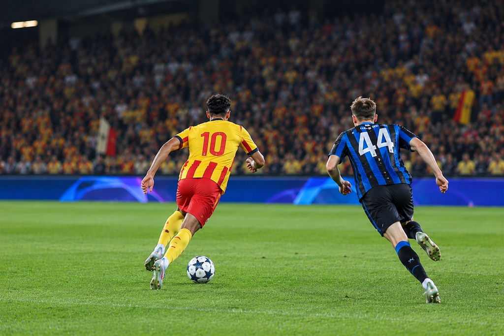 Match de Ligue des Champions entre Lens et Club Bruges