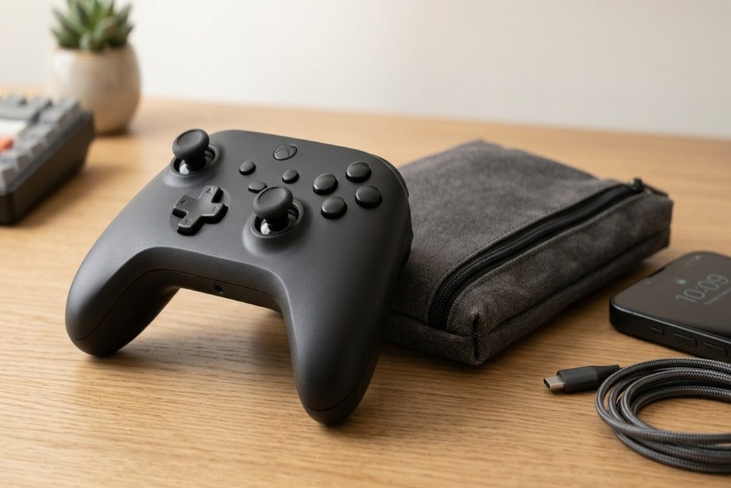 Illustration d’une manette similaire à Xbox Nano