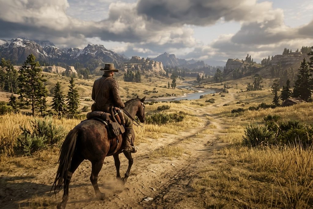 Gameplay d’un jeu de tir comme Red Dead Redemption II