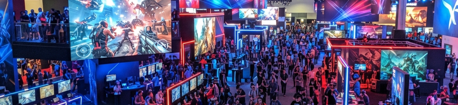 Illustration d’un salon comme la Paris Games Week