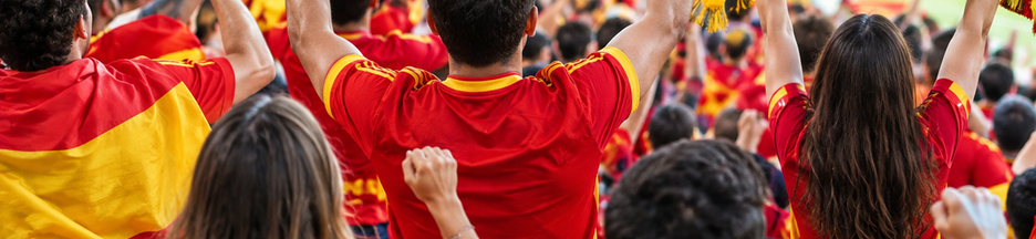 Les supporters de l’Espagne lors d'un match de Ligue des nations