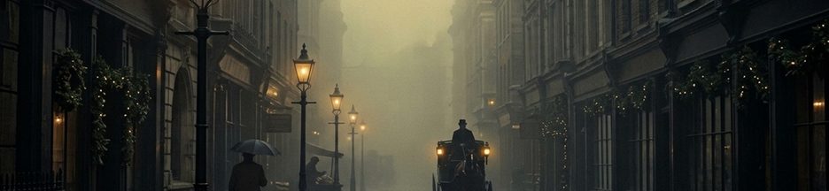 Une rue londonienne du XIXe siècle