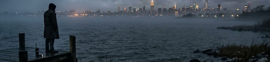 Vue cinématographique de Jamaica Bay à New York